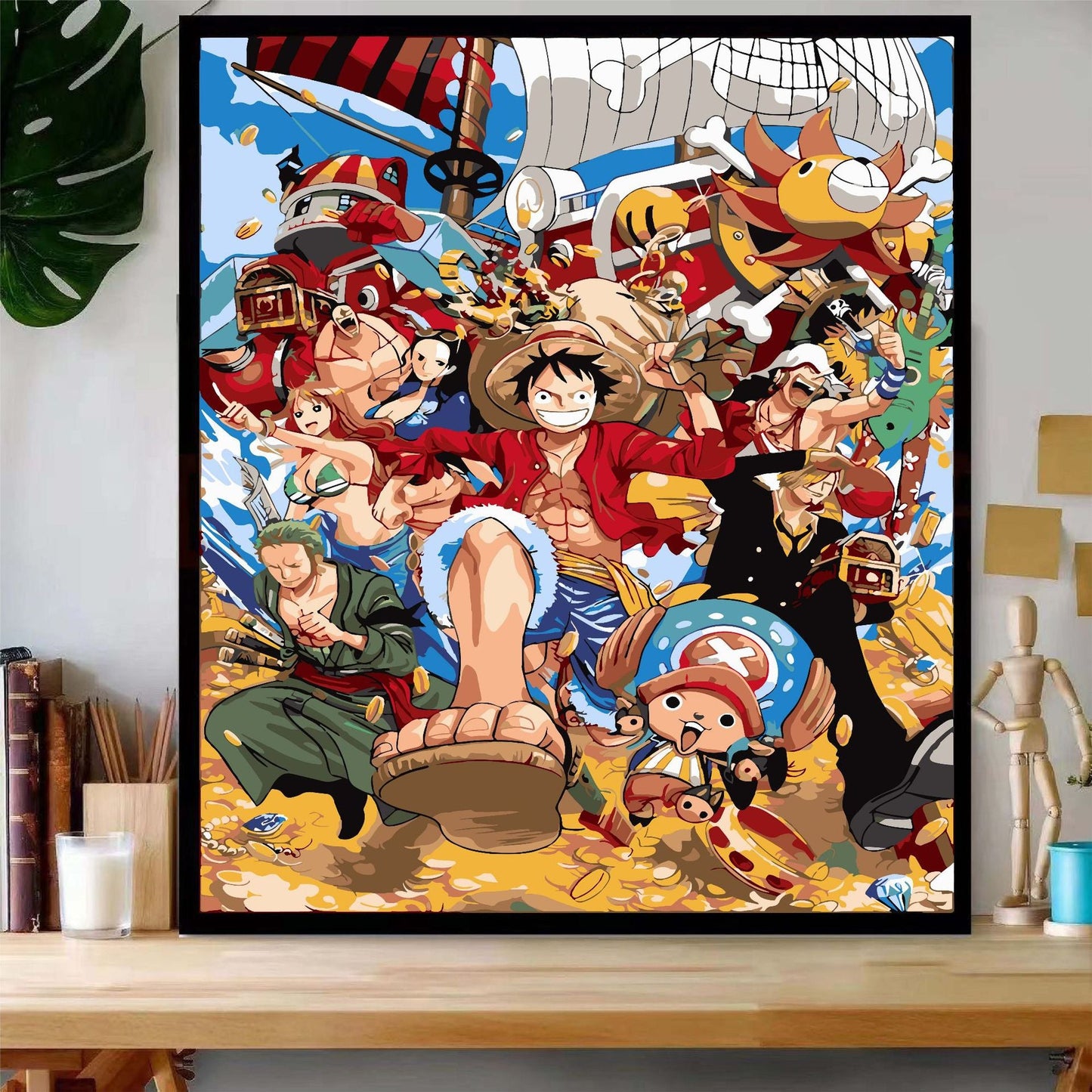 Anime-inspirierter Charakter Kunstdruck Brehn