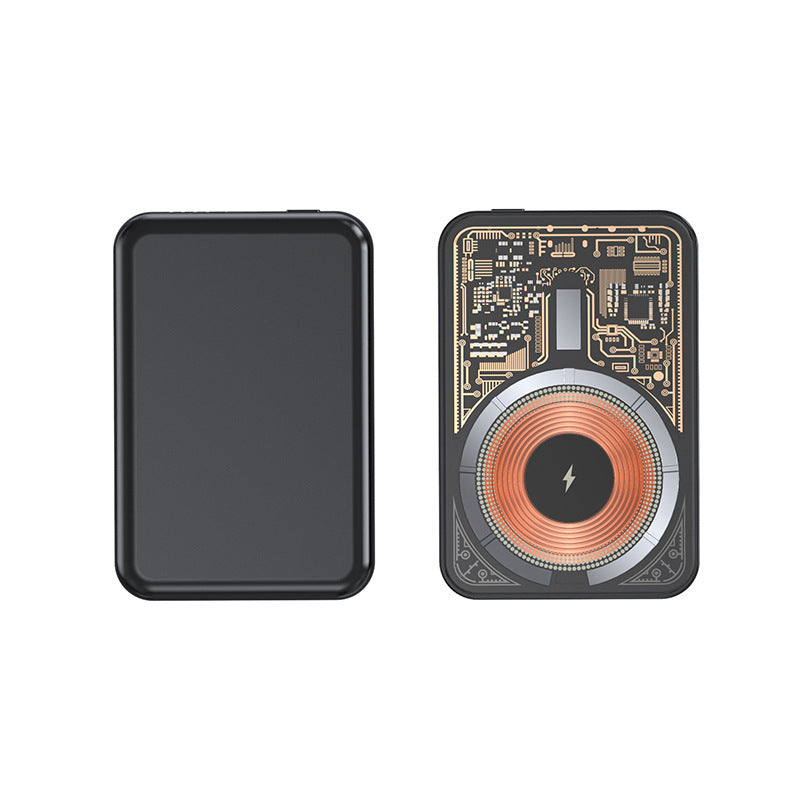Magnetische Powerbank mit Qi-Technologie Brehn