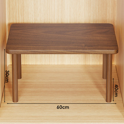 Verstellbarer Mehrhöhe Holz Monitorständer und Desktop Regal
