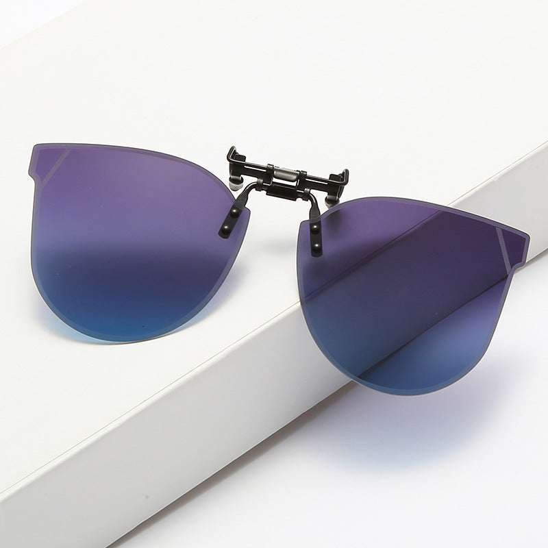 Damen modische Sonnenbrille im futuristischen Design mit verspiegelten Gläsern Brehn