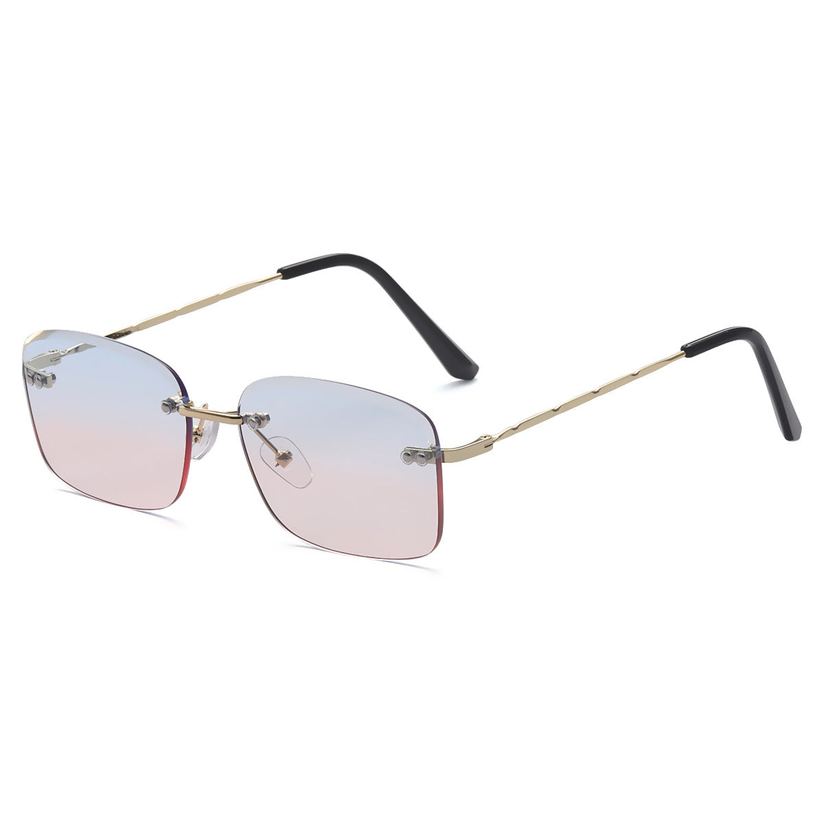 Damen quadratische Sonnenbrille mit polarisierenden Gläsern und elegantem Metallrahmen Brehn