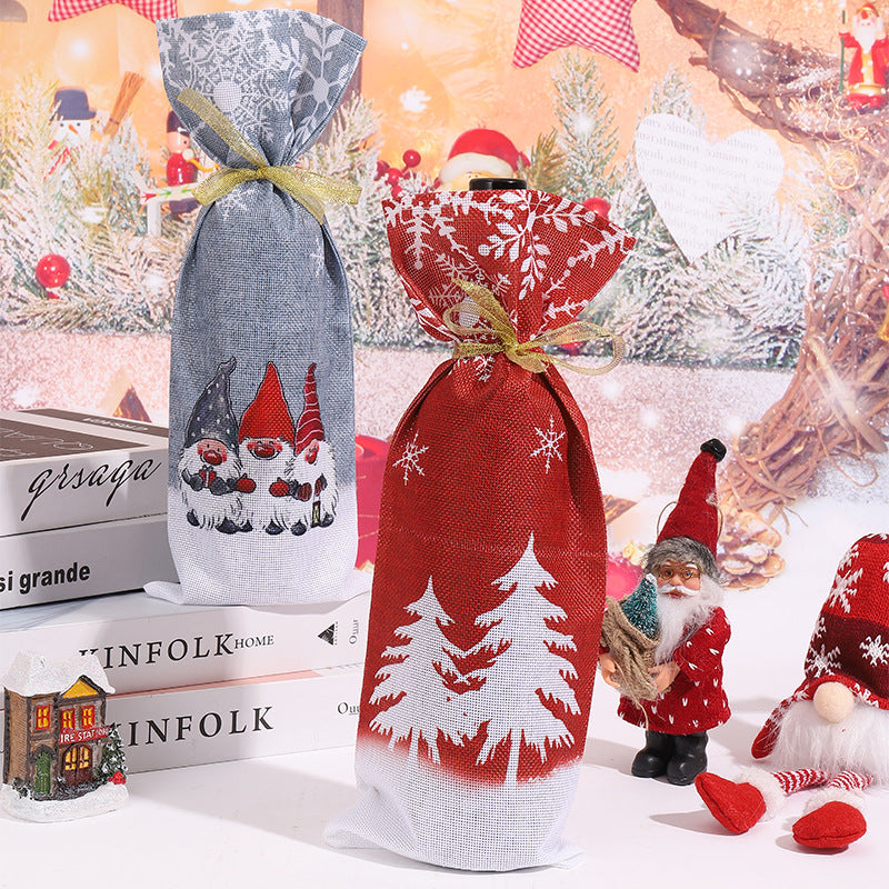 Geschenkbeutel mit festlichem Gnom-Motiv Brehn