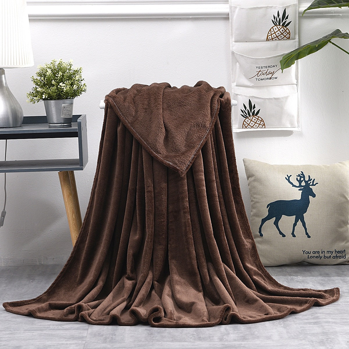 Plüsch übergroße Kapuzenfleece-Decke