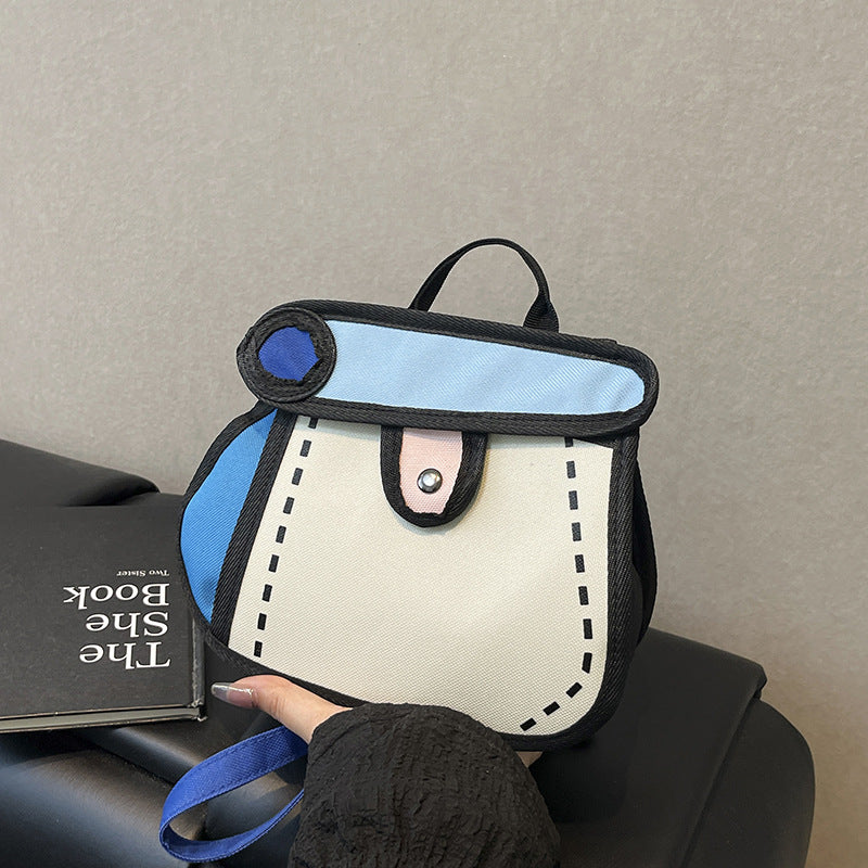 Trendiger Cartoon-Stil Mini-Rucksack Brehn