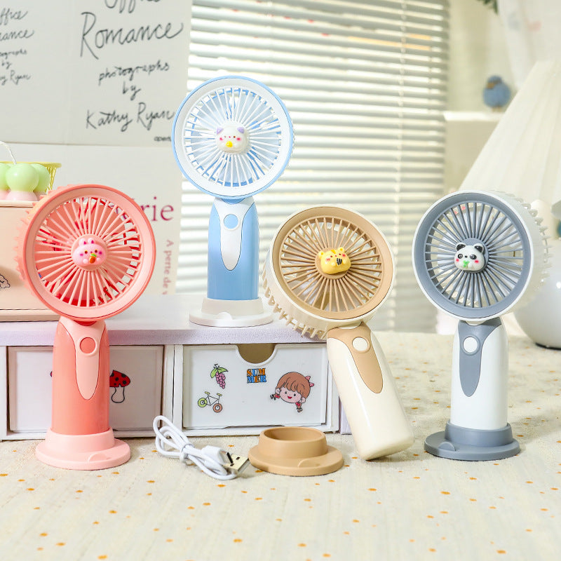 Damen Tragbarer Handventilator mit Süßen Designs Brehn