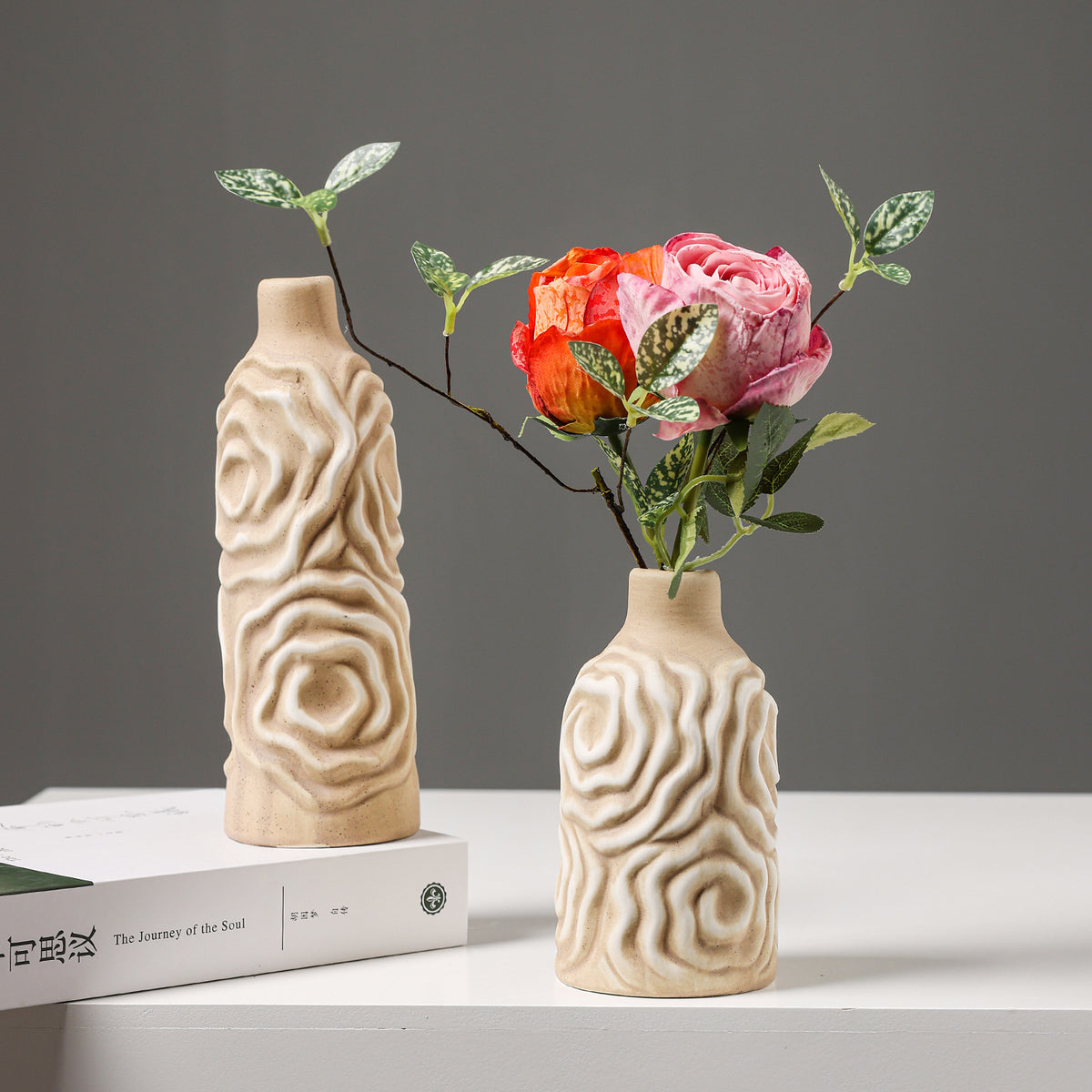 Abstrakte Keramik Kunst Vase