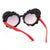 Damen designorientierte Sonnenbrille mit blütenförmigem Rahmen Brehn