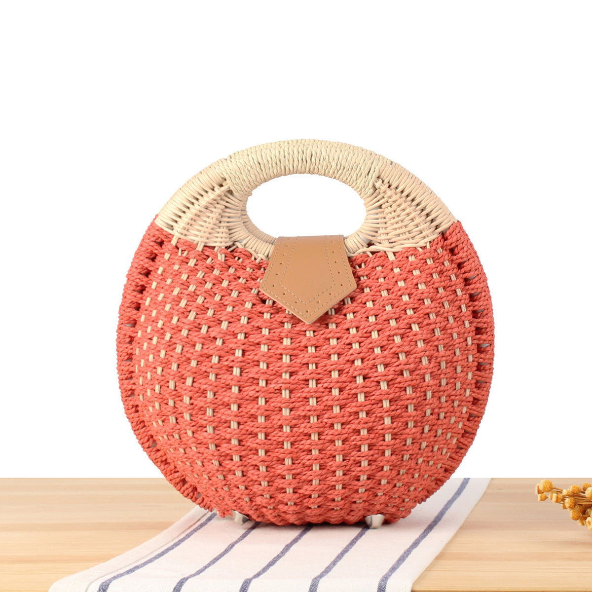 Handtasche Im Modernen Korbdesign Brehn