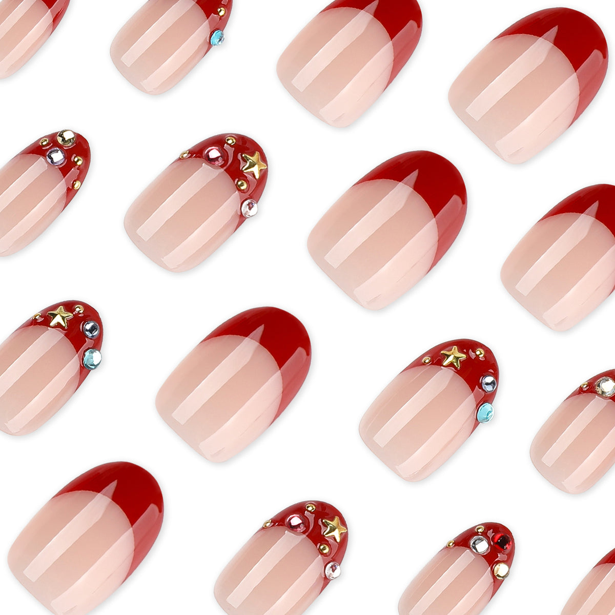 Kunstvolle Nagelkunst mit Glitzer-Design Brehn