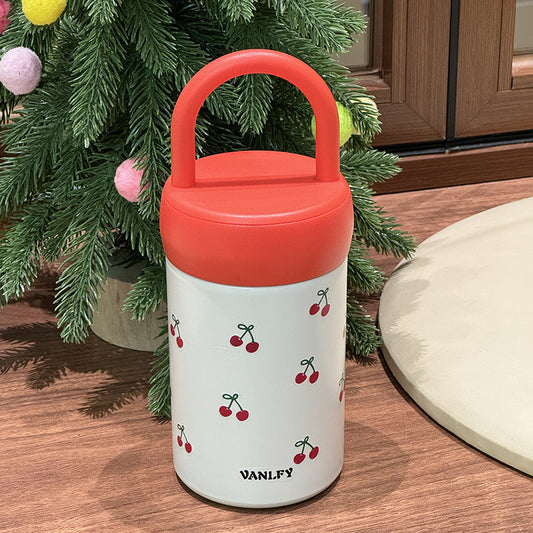 Damen Isoliertrinkbecher mit fruchtigem Kirschdesign Brehn