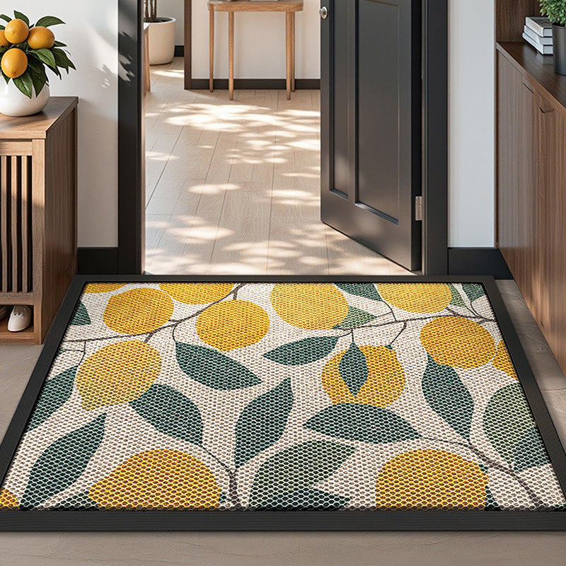 Floral Design Outdoor Welcome Mat Brehn