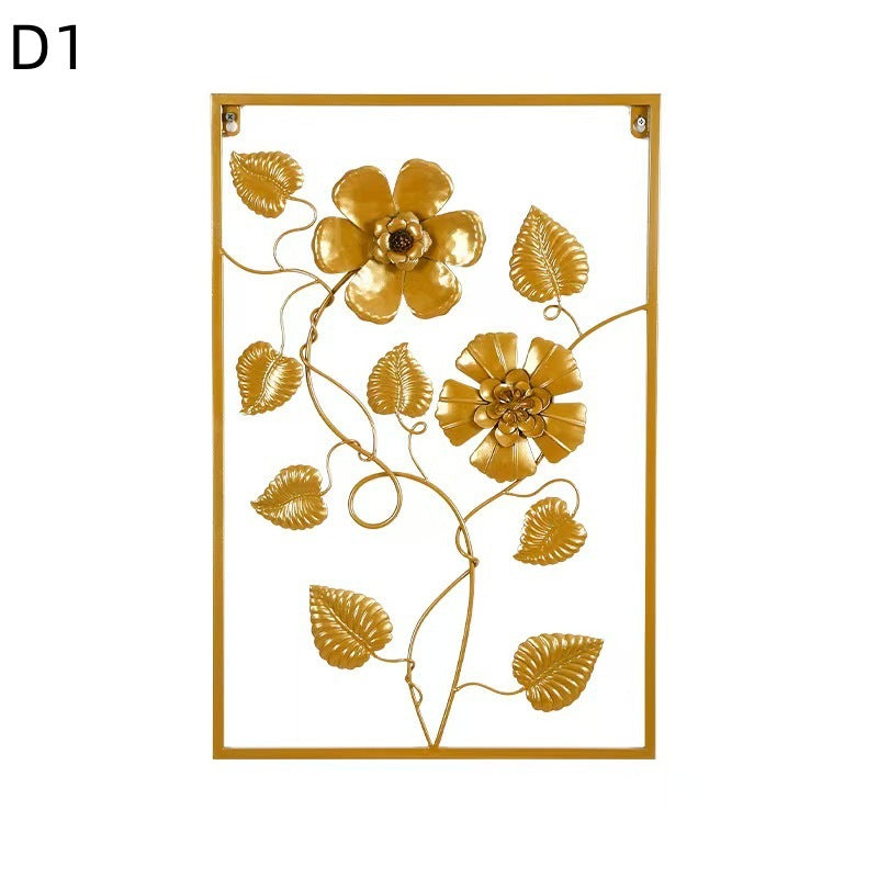 Floral Metal Wandkunst Brehn