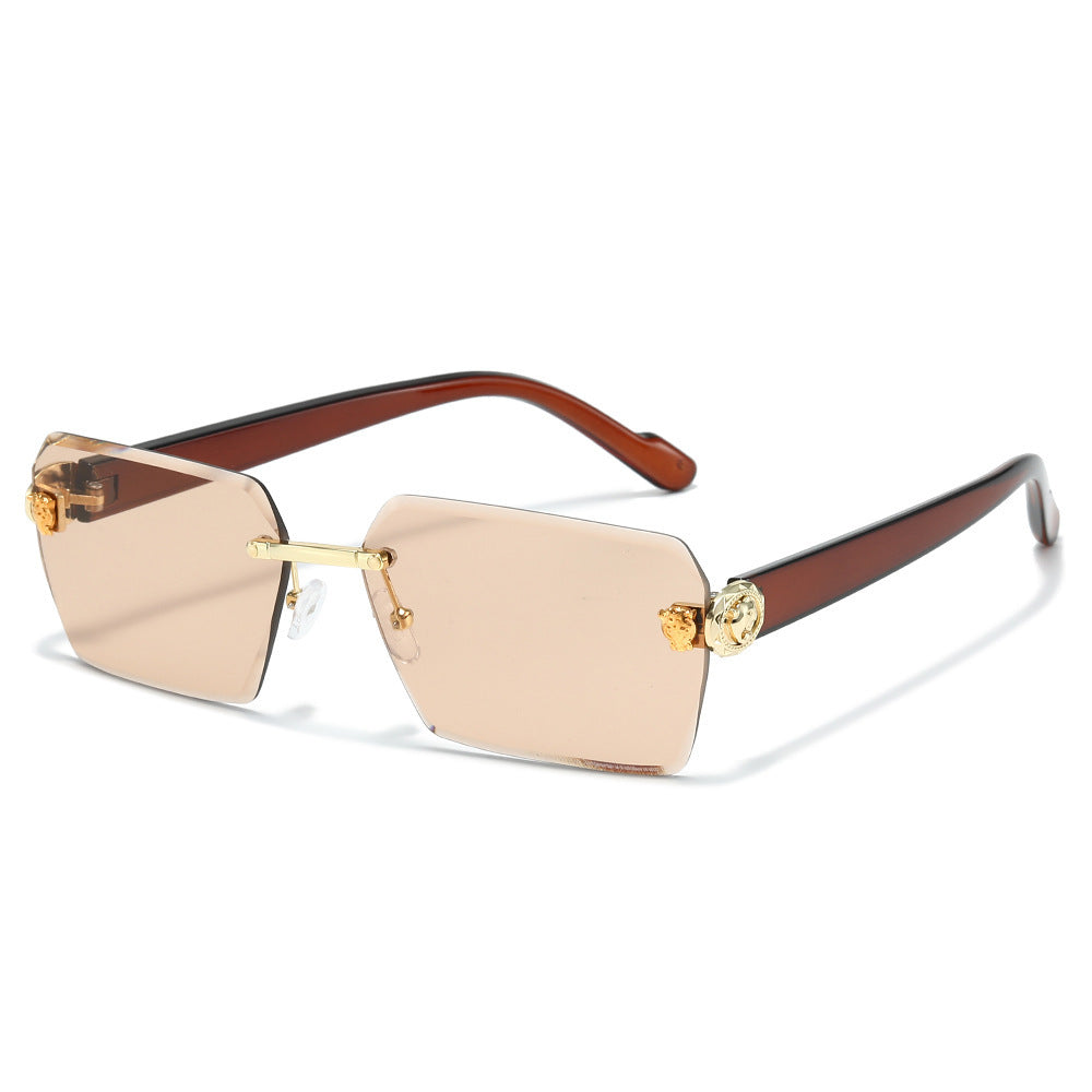 Stylische moderne rechteckige Sonnenbrille Brehn
