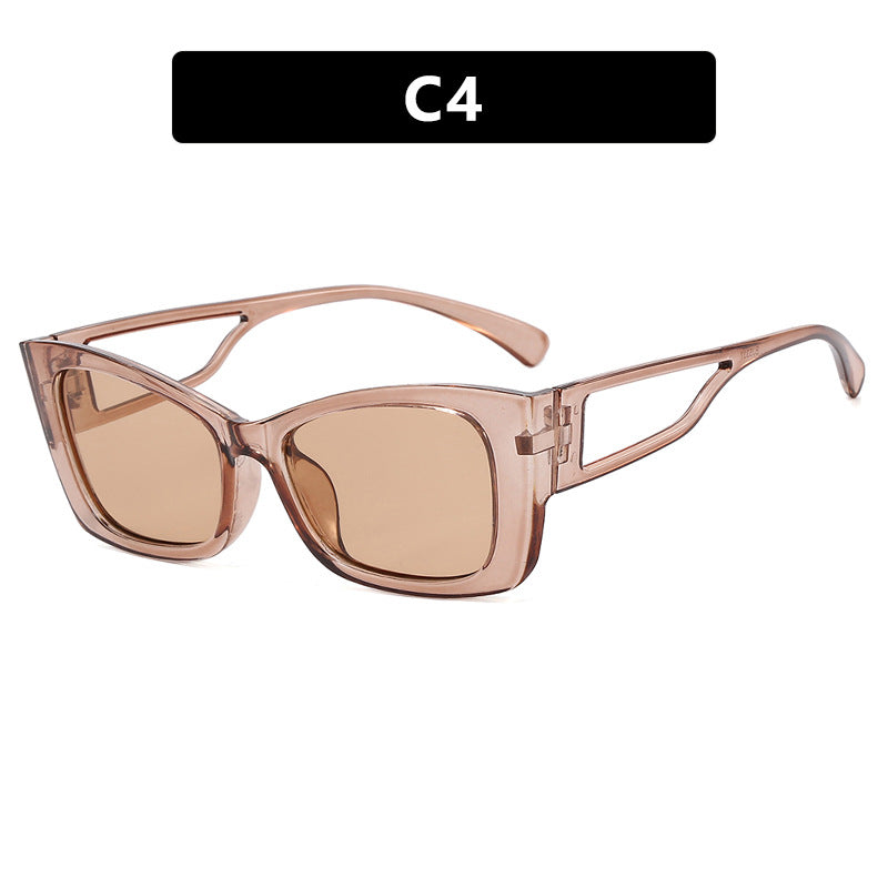Damen modische Katzenaugen-Sonnenbrille mit stilvollem Rahmen und UV-Schutz Brehn