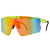 Unisex Futuristische Übergroße Schild Sonnenbrille Brehn