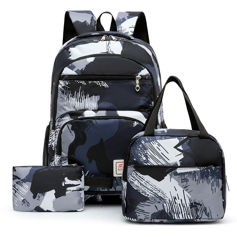 Trendiger Rucksack mit Isolierter Lunchbox und Federmäppchen Brehn