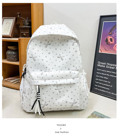 Blumenmuster Wanderrucksack Schule