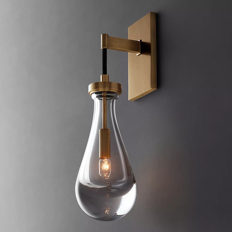 Elegante Glas Wandlampe