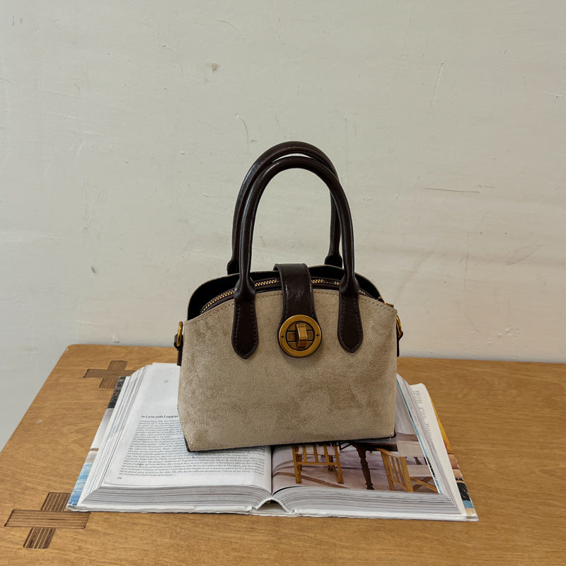 Handtasche aus Wildleder