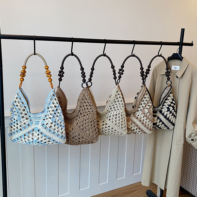 WoChic Boho Häkelhandtasche Brehn