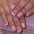 Dekoratives Florales Acryl-Nagelkunst Set Brehn