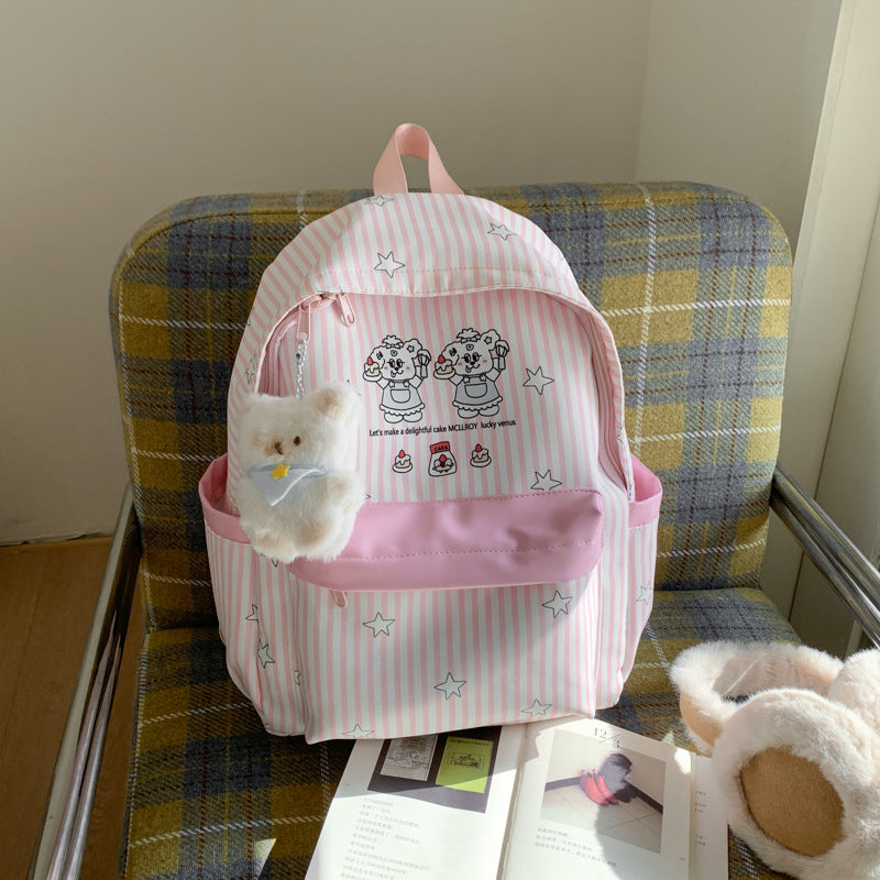 Rucksack mit Buntem Tiermotiv und Praktischen Fächern Brehn