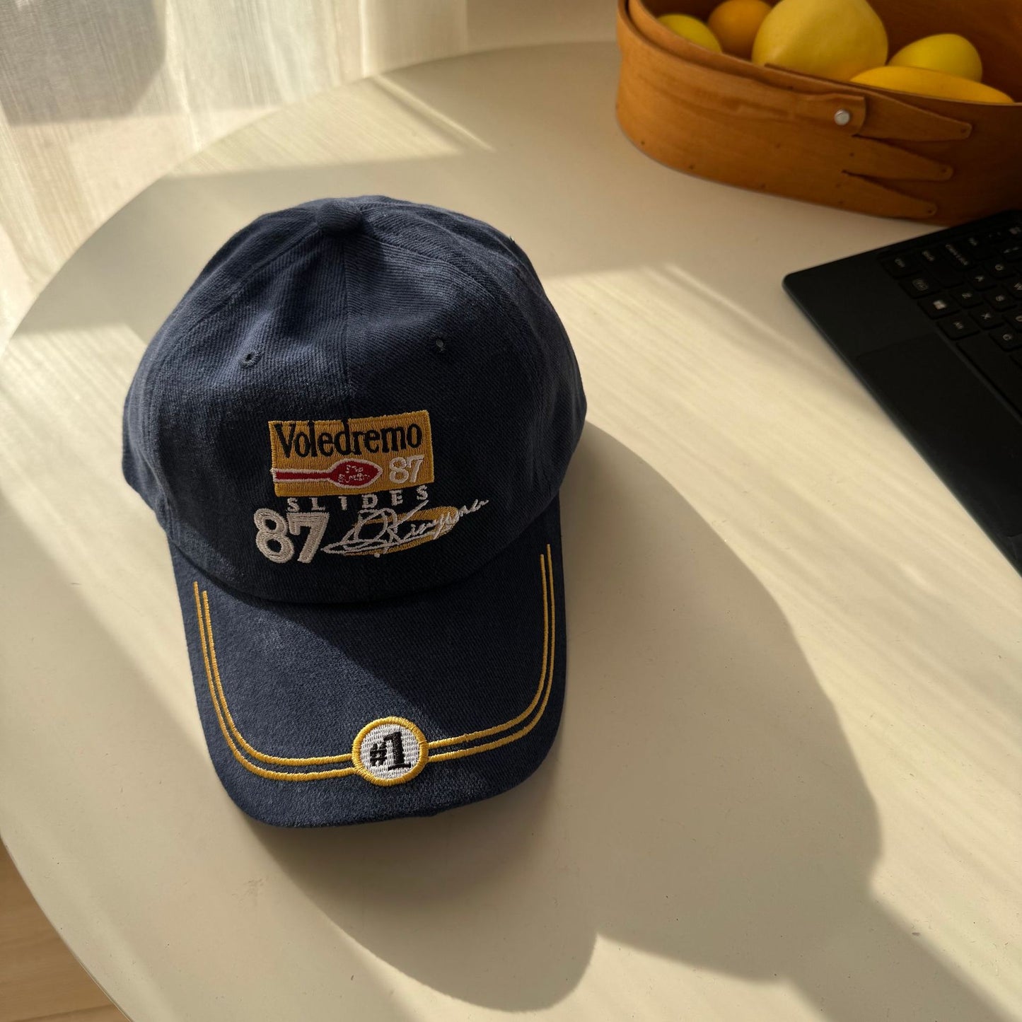 Herren Vintage-inspirierte bestickte Baseballmütze Brehn 1783922647