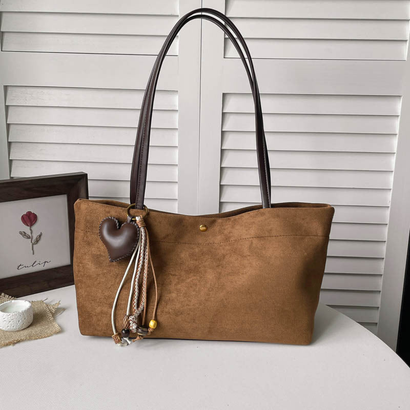 Wildleder Schulter Tote Bag Brehn