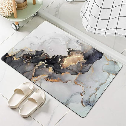 Stylische Wasserabweisende Badematte Brehn
