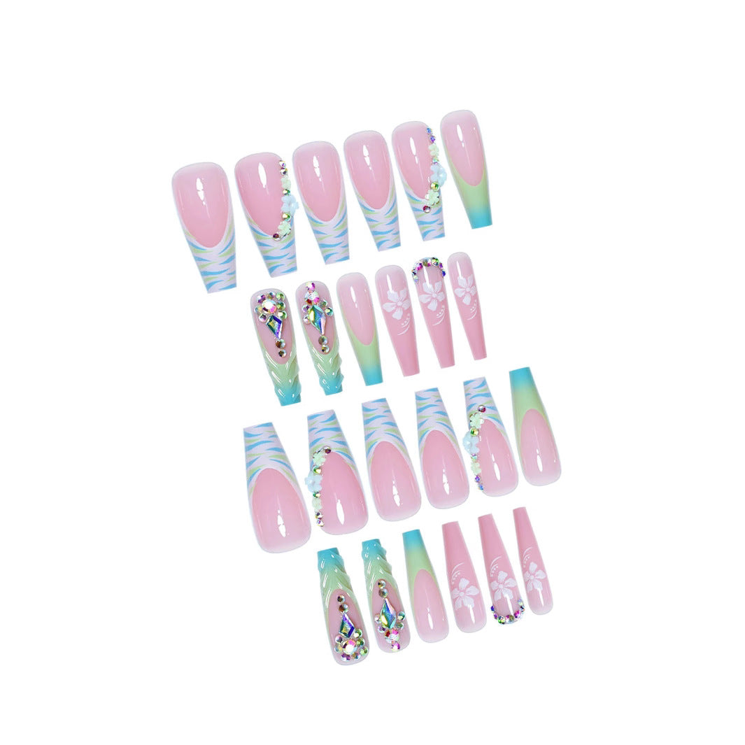 Premium Dekorative Press-On Nagelkunst Brehn