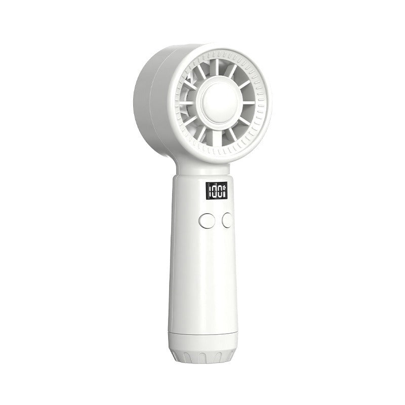 Unisex Tragbarer Handventilator mit digitaler Anzeige und mehreren Geschwindigkeitsstufen Brehn