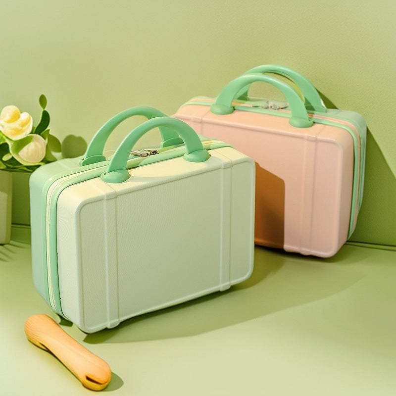 kompakte Hartschalen-Kosmetik- und Reise-Beauty-Box mit doppelten Obergriffen Brehn