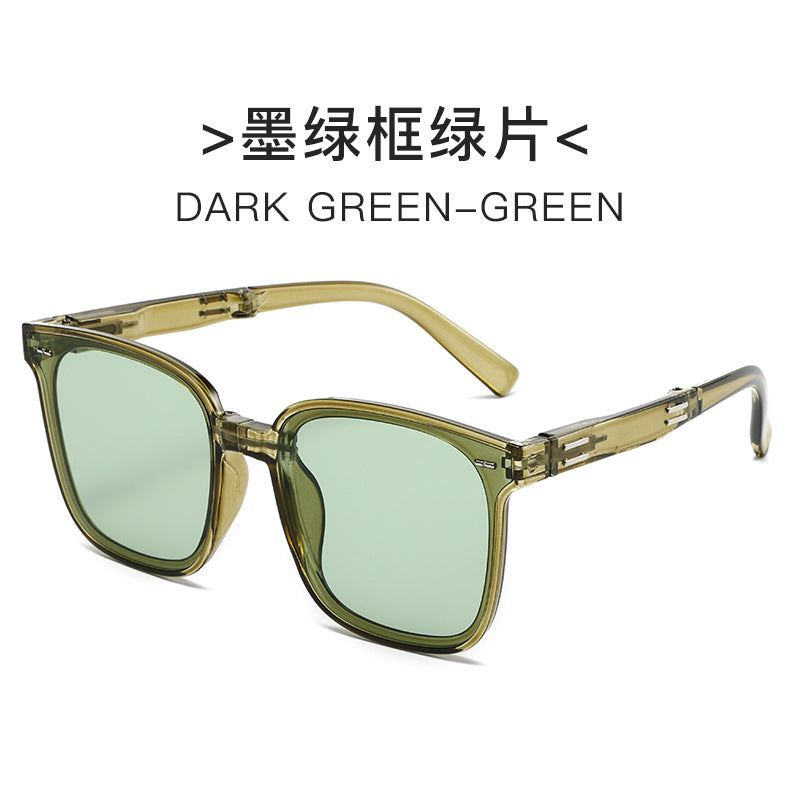 Damen elegante quadratische Sonnenbrille mit stilvollem Schildkrötenmuster und UV-Schutz Brehn