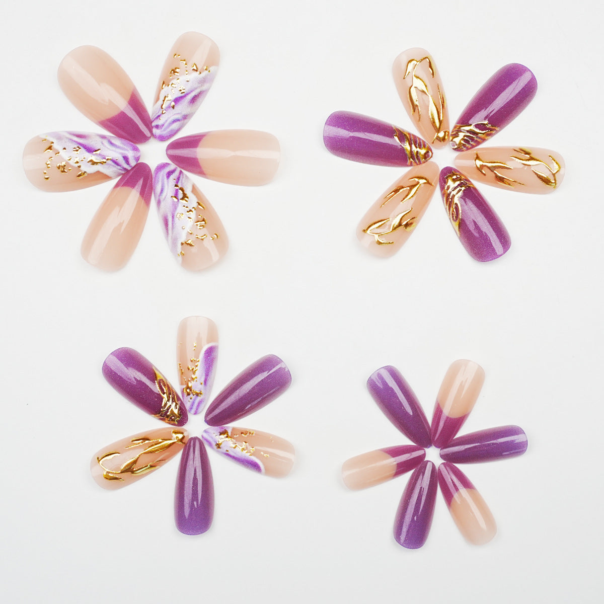 Künstlerische Floral Druck-Nägel