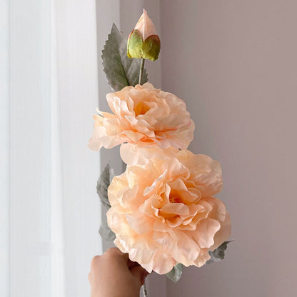 Realistische Pfingstrose Blumenstiel