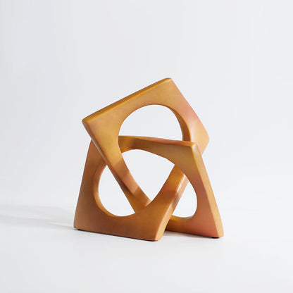 Dekorative abstrakte geometrische Skulptur
