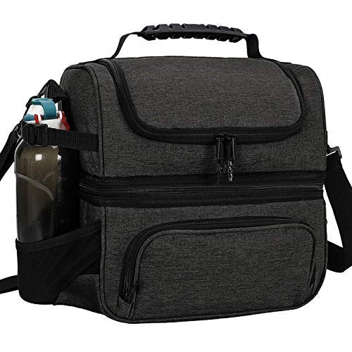 Isolierte Lunch-Tasche mit Mehreren Fächern und Flaschenhalter Brehn