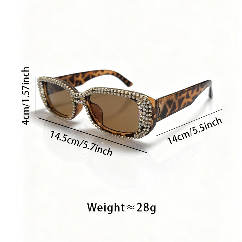 Rhinestone-besetzte modische Sonnenbrille Brehn