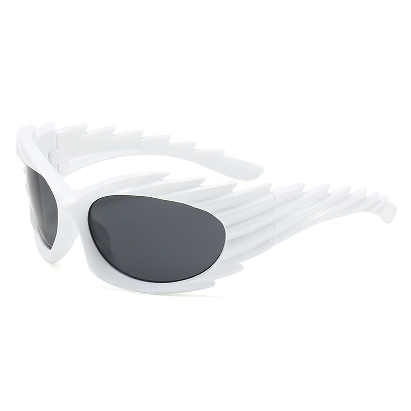 Damen sportliche und stylische Sportsonnenbrille mit innovativem Design Brehn
