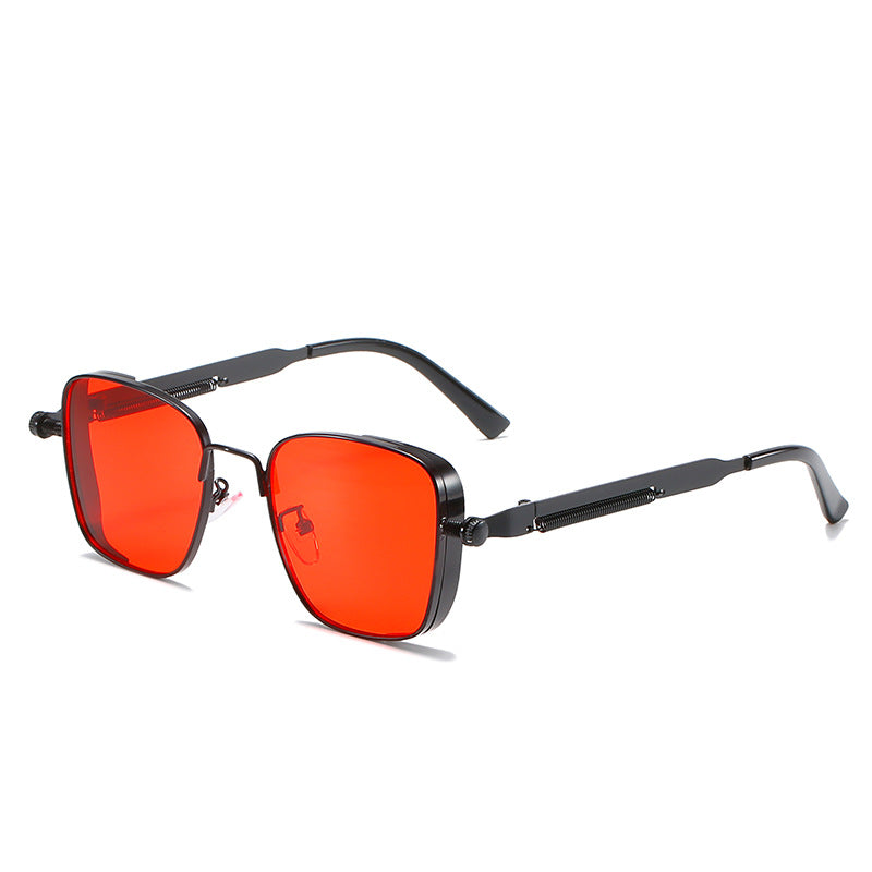 Damen modernistische Sonnenbrille im eleganten Metallrahmen Brehn