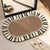 Elegante ovale Bodenmatte Brehn