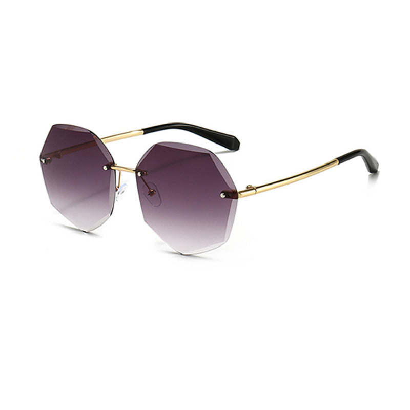 Damen stilvolle achtkantige Sonnenbrille mit innovativem Rahmen Brehn