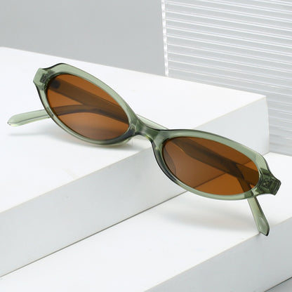 Modische ovale Rahmen-Sonnenbrille Brehn
