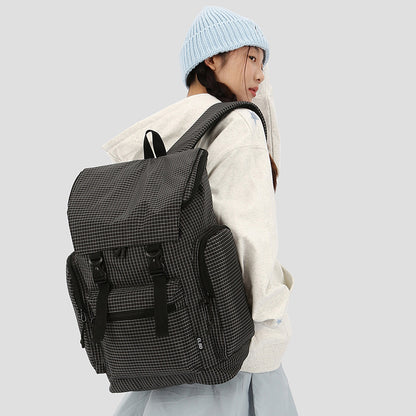 Vielseitiger Multi-Funktions-Rucksack mit Gittermuster Brehn