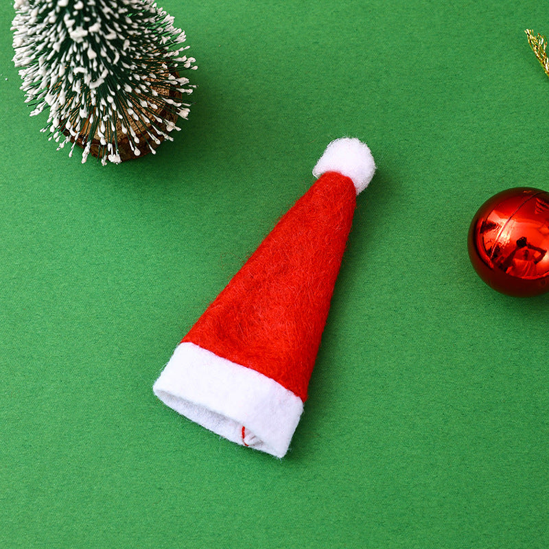 Festlicher Weihnachtsmann-Hut aus Filz Brehn