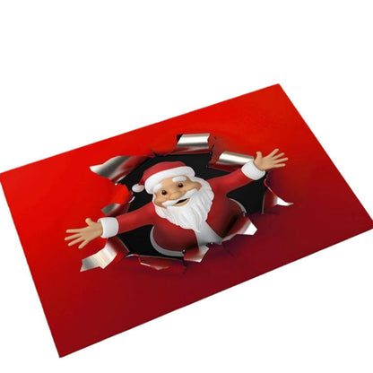 Weihnachtlich dekorierte Eingangsbereichmatte Brehn