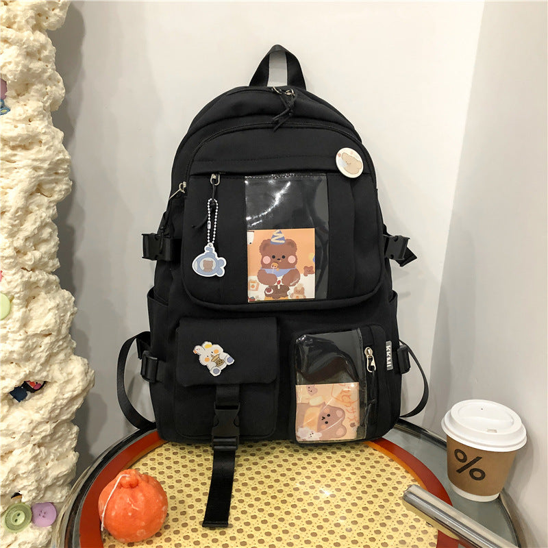 Niedlicher Cartoon-Motiv Rucksack Brehn