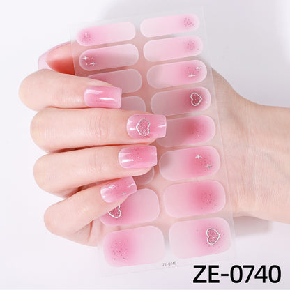 Künstlerische Nagelkunst-Wickel