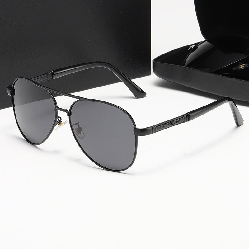 Damen Elegante Piloten-Sonnenbrille mit hochwertigen Polarisationsgläsern Brehn