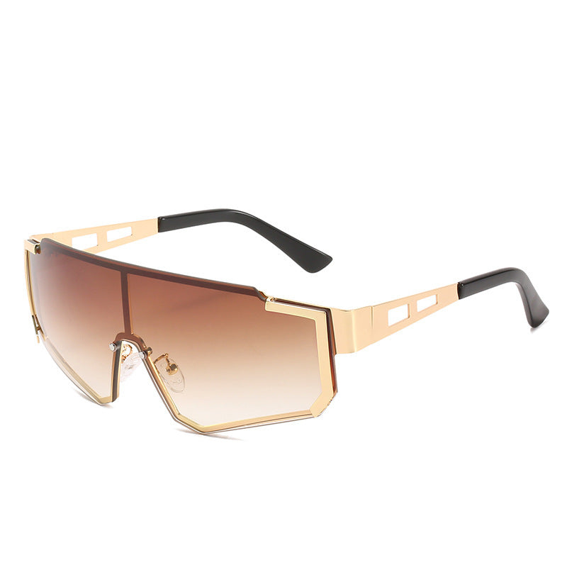 Damen futuristische Oversized Sonnenbrille Brehn